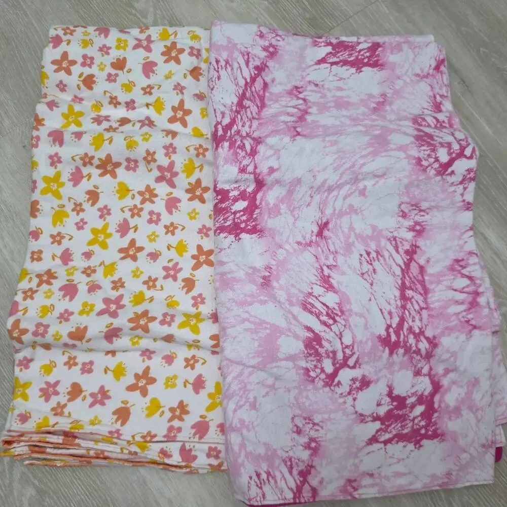 Lot of 2 Fleece Baby Blankets Never Used
